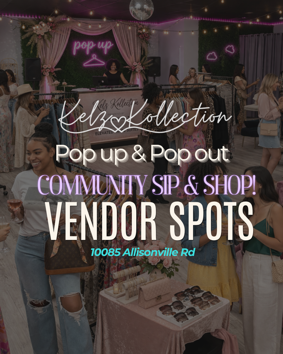 Apr 19 VENDOR SPOT -Kelz Kollection Community Sip & Shop - imagebykelz
